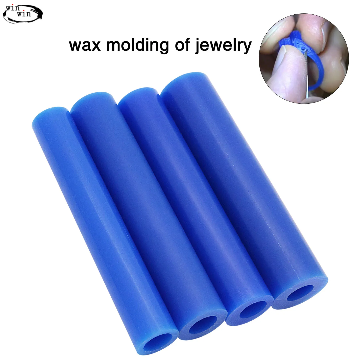 winwin Ferris Carving Wax Ring Molds Tubes Blue Color Patterns Polishing Engraving Accessories | Инструменты