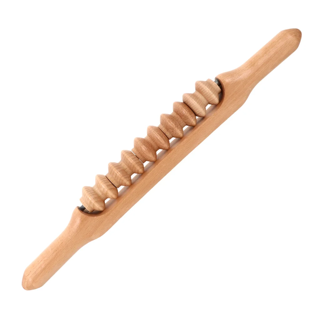 

Practical Fascia Manual Roller Wooden Roller Stick Rod