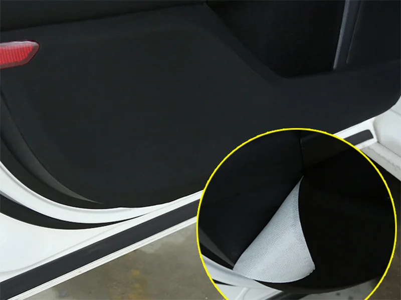 Автомобильная дверь противоударный коврик Стикер Украшение автомобильный