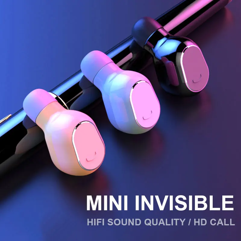 M8 мини беспроводные Bluetooth Наушники V4.1 бас стерео один Bluetooth Handsfree наушники Встроенный микрофон с зарядным устройством для телефона