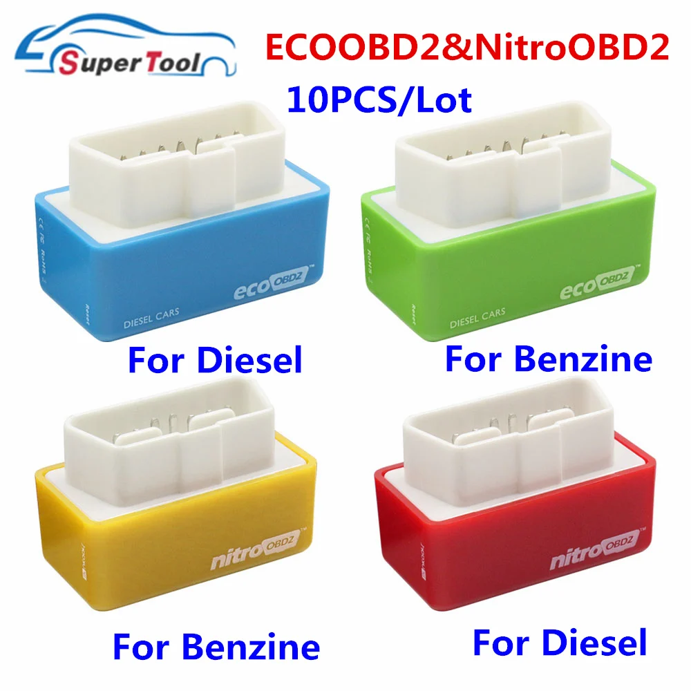 10 шт./лот OBD2 NitroOBD ECOOBD2 автомобиля вкладчик топлива Nitroobd2 эко OBD 2 Дизель Бензин ЭБУ