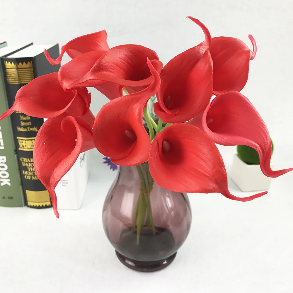

Simulation Flower Home Decoration Horseshoe Lotus Bouquet Props Wedding Party Hand Flower Artificial Plants