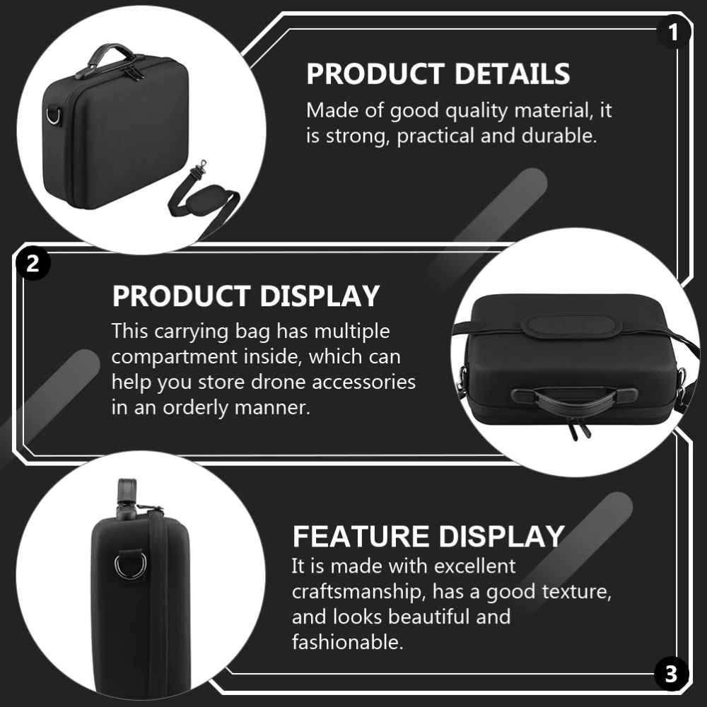 

Portable Storage Bag Drone Handbag Shoulder Bag Multifunction Carry Box Case