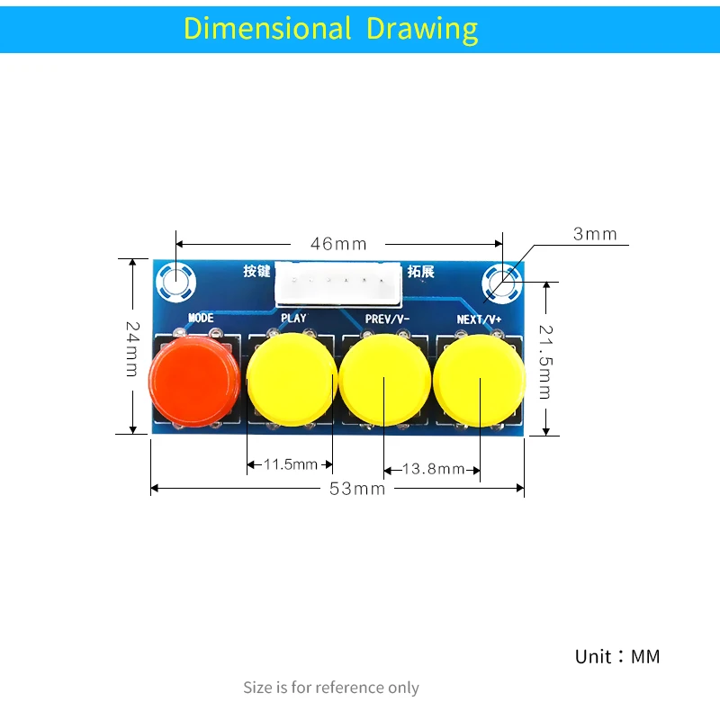 Плата управления аудио UNISIAN Многофункциональный модуль расширения длина кабеля