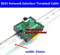 RJ45-M1-D RJ45 Terminal block RJ45 network interface adapter cable terminals / BRK8P8CSJ Terminal plate without Din Rail -20pcs