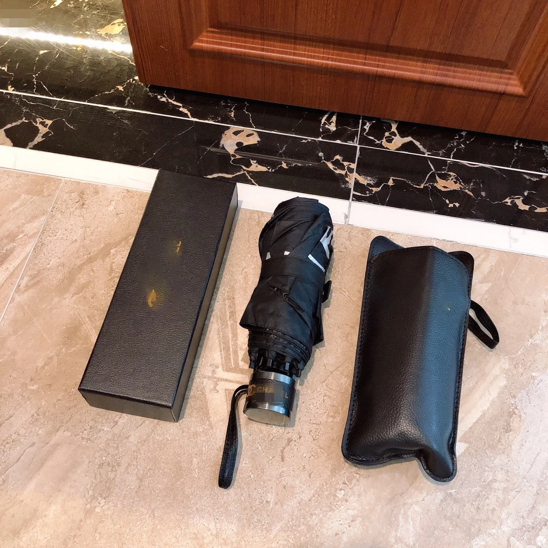 

Automatic Three Folding Beach Umbrella Rain Women UV Luxury Sun Clear Umbrella Beach Windproof Ladies Parasols Gift Ideas UPF50+