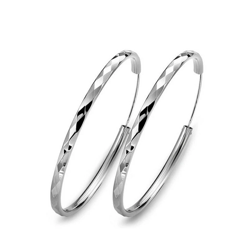 Серьги в виде больших кругов женские серьги кольца большие круглые ювелирные