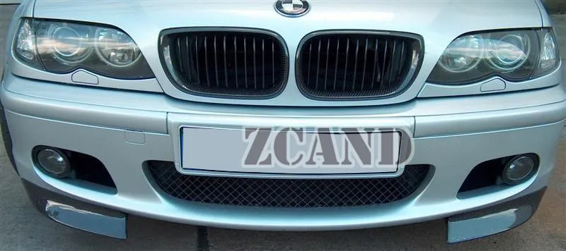Сплиттер передний из углеродного волокна CSL 1 пара для BMW E46 2D 4D M спортивный бампер