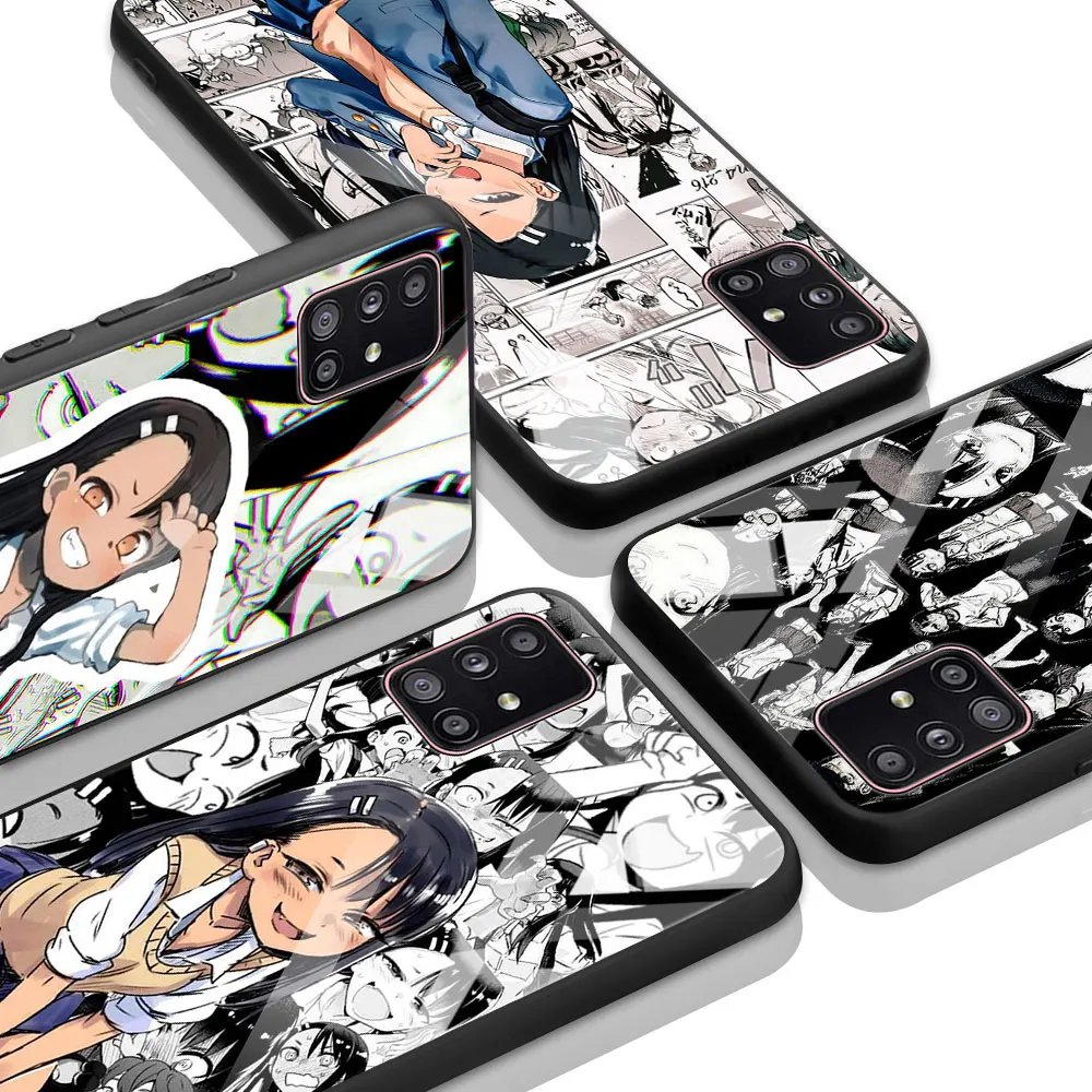 

Nagatoro San Anime Aesthetic Glass Case For Samsung Galaxy A51 A71 A21S A70 A31 A10 M31 M51 A91 A30 M30S A40 A41 A11 Phone Cover