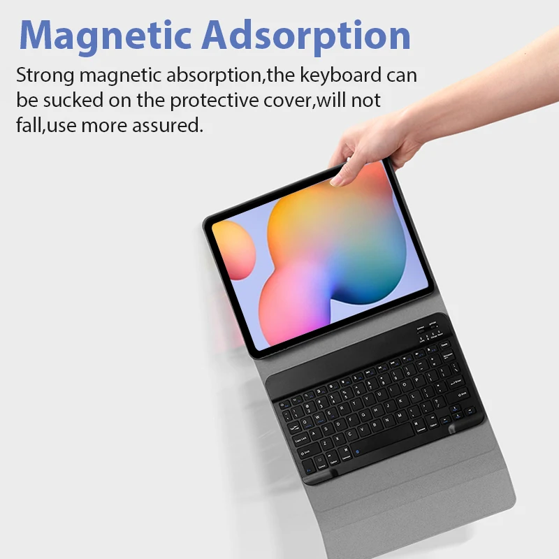 Чехол для клавиатуры Samsung galaxy tab S6 lite 10 4 Lite SM P610 P615 чехол беспроводной bluetooth