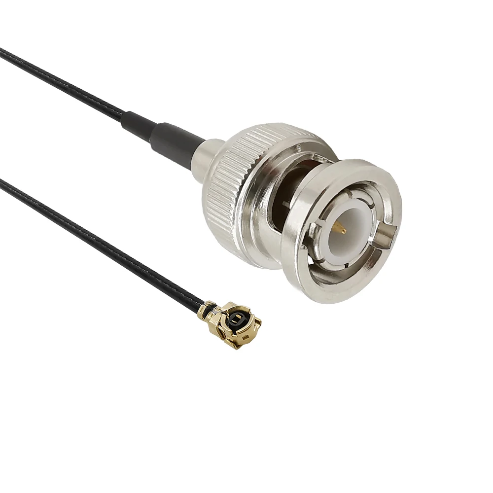 

ALLiSHOP 0-3Ghz pigtail BNC male brooches plug connector to U.FL IPX connectors 1.13 cable for PCI Wifi Card Computer Networking