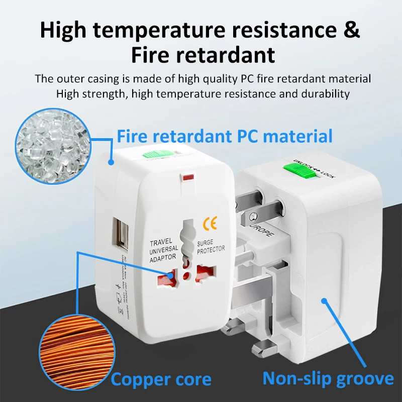 Универсальное дорожное зарядное устройство AC Power Stecke для samsung Huawei автомобильное