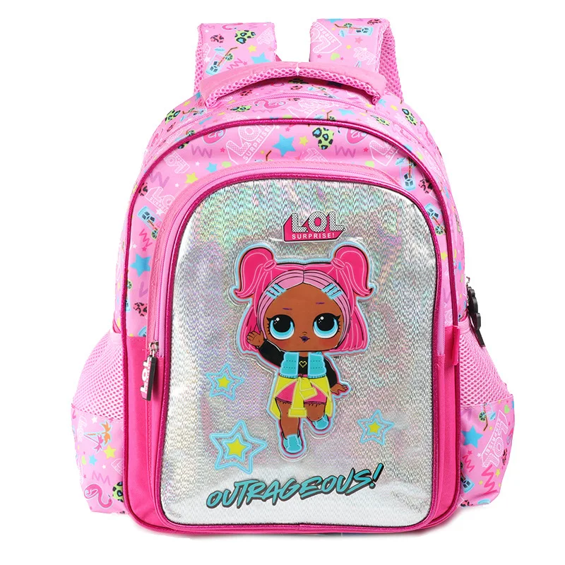 

LOL Surprise Original School Bag Cartoon Dolls Large Capacity Anime Figure Doll Backpack Student Back Pack Girls Birthday Gifts