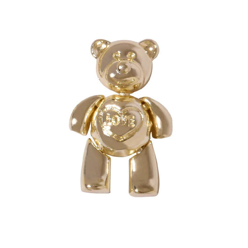 3 шт./сеточка красный медведь для ногтей циркон ювелирные изделия светильник