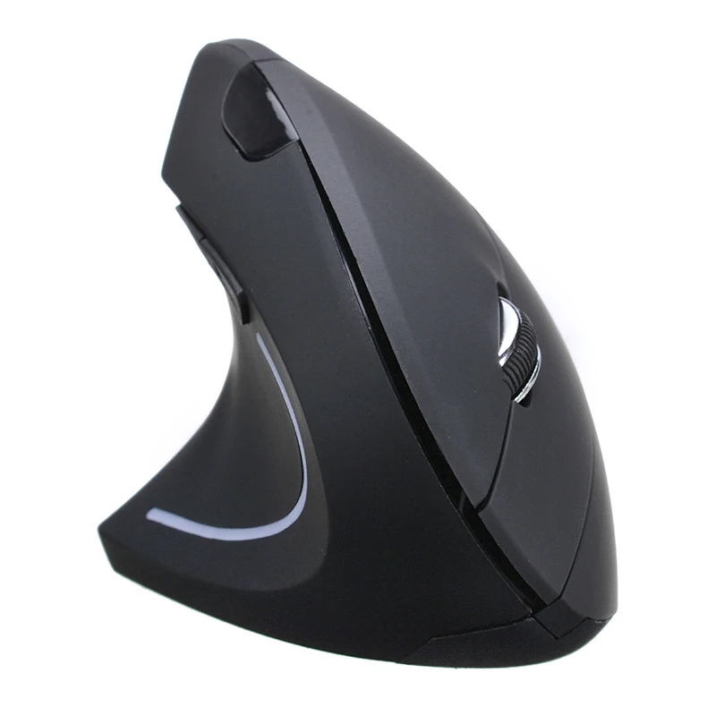 

Pihiks 1pc 2.4G Wireless Vertical Mouse 1600 DPI Mice Ergonomic Optical 5 Buttons For Left Hand PC