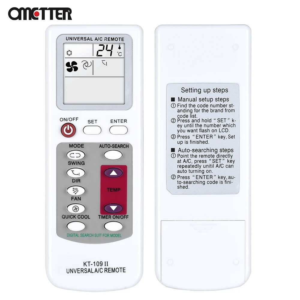 

Universal A/C Multifunction KT-109 II Air Conditioner Remote Control