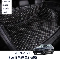 custom car trunk mat for bmw x5 g05 2019 2020 2021 waterproof cargo liner boot carpets for x5 2019car interior decoration
