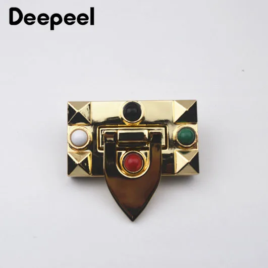 2/4 шт. Deepeel 27*46 мм квадратные металлические переключатель блокировки DIY Чемодан