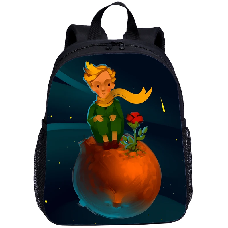 Детские школьные рюкзаки для девочек с рисунком Маленького принца Mochila, Детская сумка для детского сада, школьный рюкзак для мальчиков - Цвет: Серый