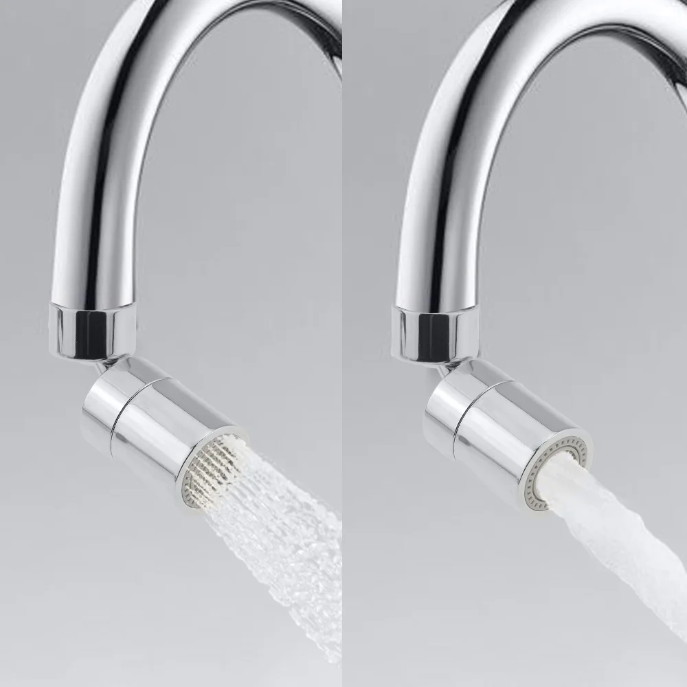 

Барботер для кухонного крана 360 градусов двойной режим 2 потока защита от брызг