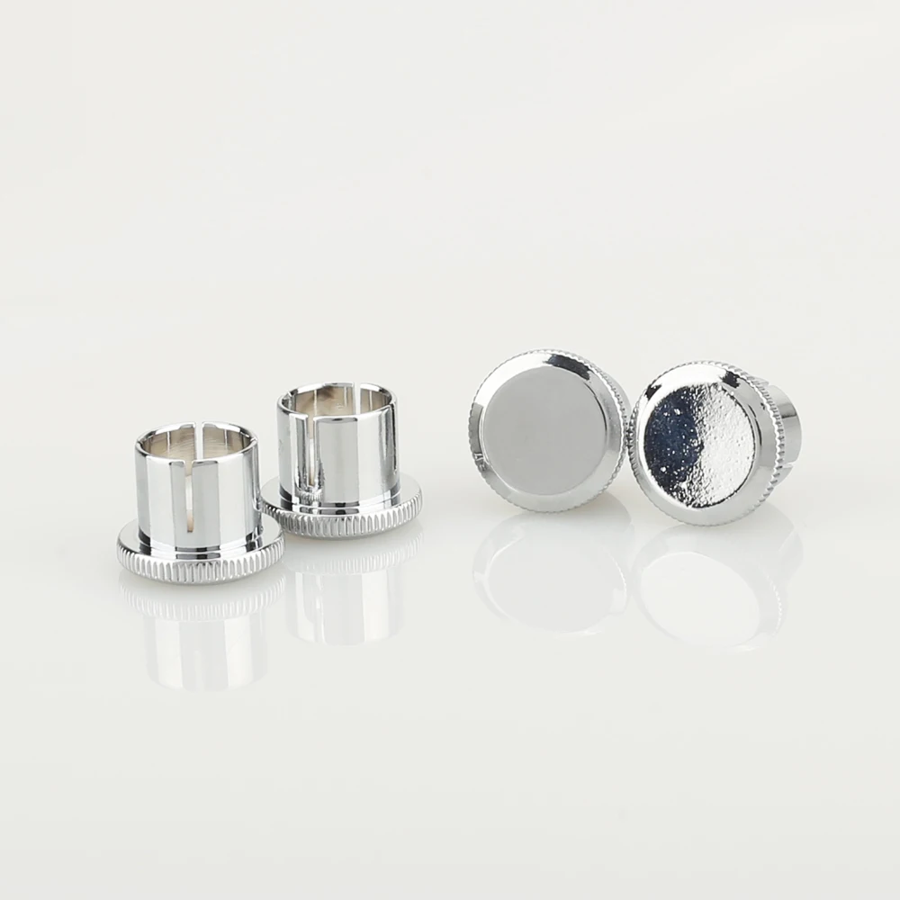 Привет конец латунный шум пробка родиевое покрытие медь RCA пробки|cap cap|cap plugcap c |