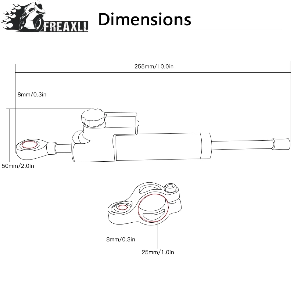 

Moto CNC Motorcycle Steering Damper Stabilizer Linear Reversed Safety Control Over For HONDA CBR929RR CBR929 RR CBR 929 RR 2000