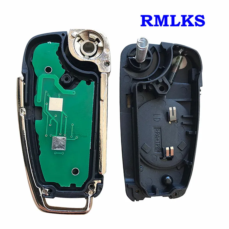 Flip Remote Key Fob 315MHz 433MHz ID48 Chip Fit For Audi TT A4 3 Buttons Folding HU66 Blade | Автомобили и мотоциклы