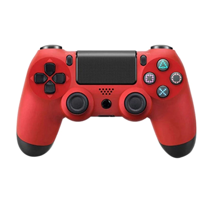 Красный Для sony Ps4 Bluetooth беспроводной контроллер для Playstation 4 беспроводной двойной шок вибрации джойстик геймпады для Ps4 контроллер - Цвет: Красный