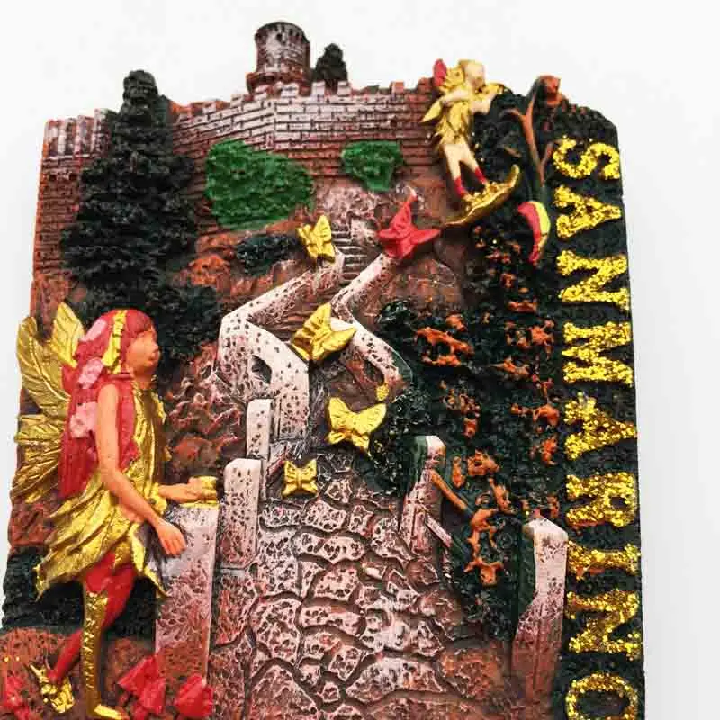 

San Marino Painted Crafts Fridge Magnet