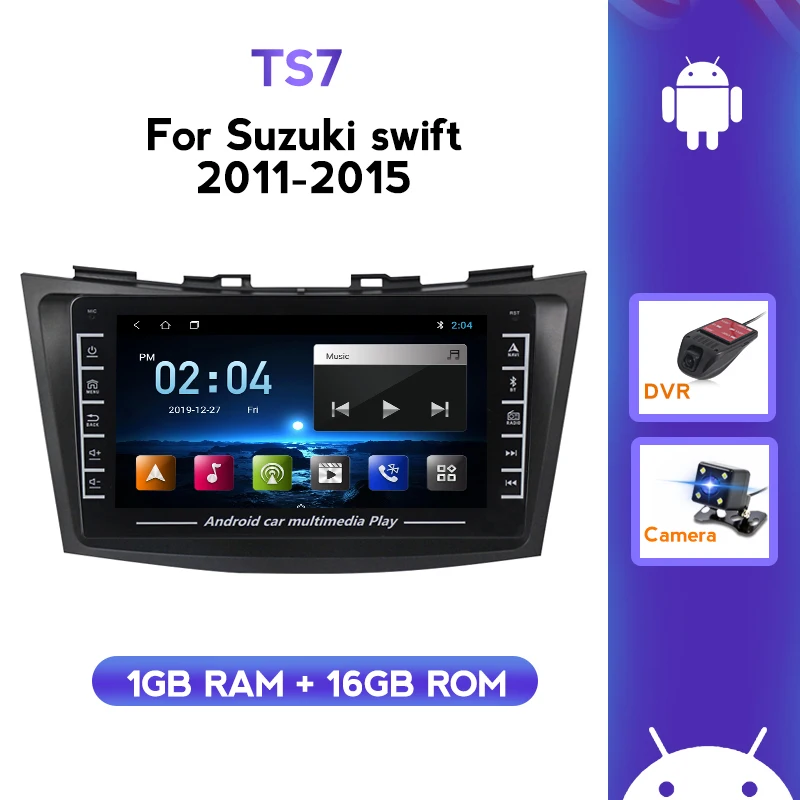 Navitree автомобильная стереосистема для Suzuki SWIFT 2010-2016 2017-2020 четырехъядерная Система