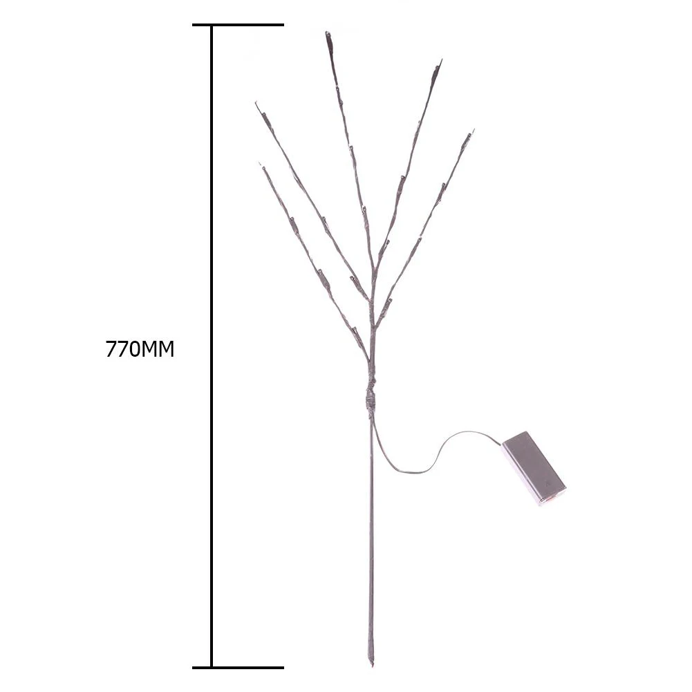 

LED Willow Branch Lamp Tall Vase Twig Battery Warm Lamp for Home Decoration