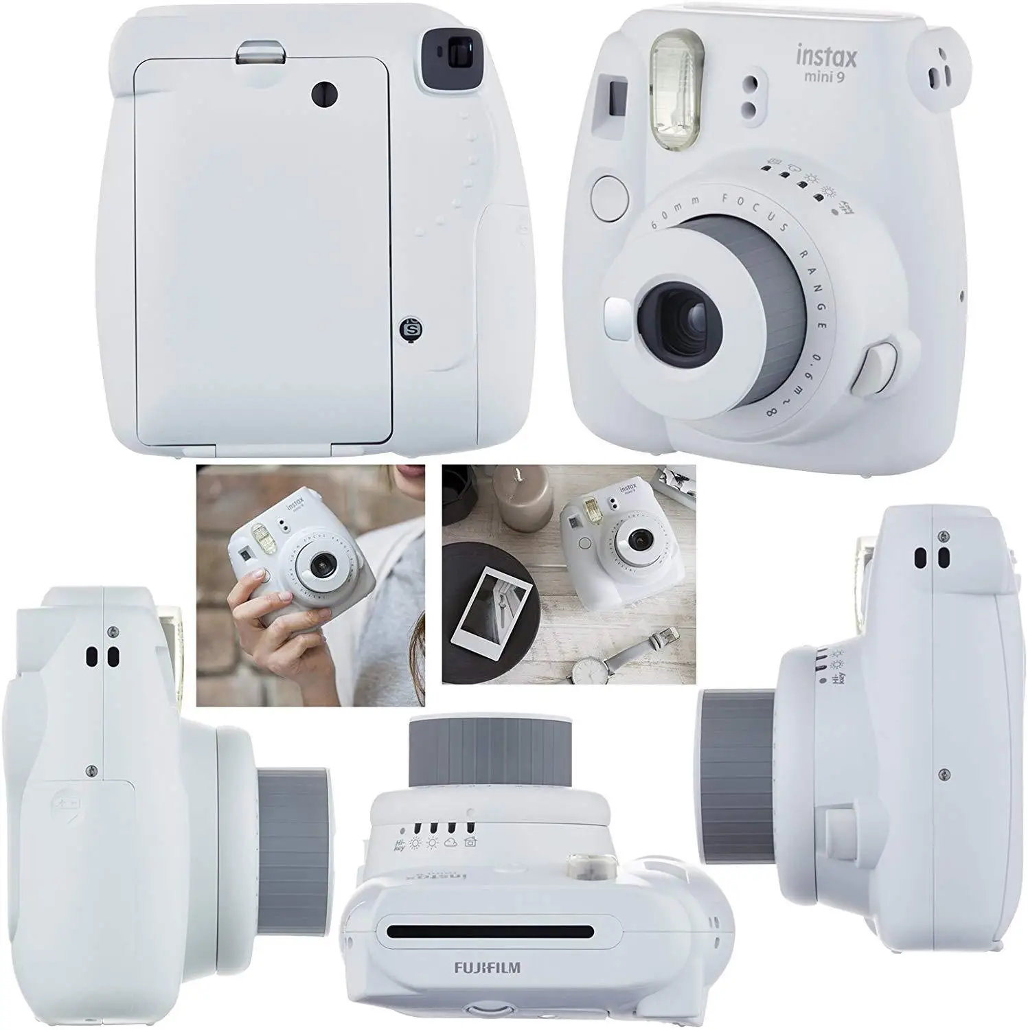 Камера Instax Mini 9 Fujifilm мгновенная цифровая камера для фотокамеры s селфи с 50 листов