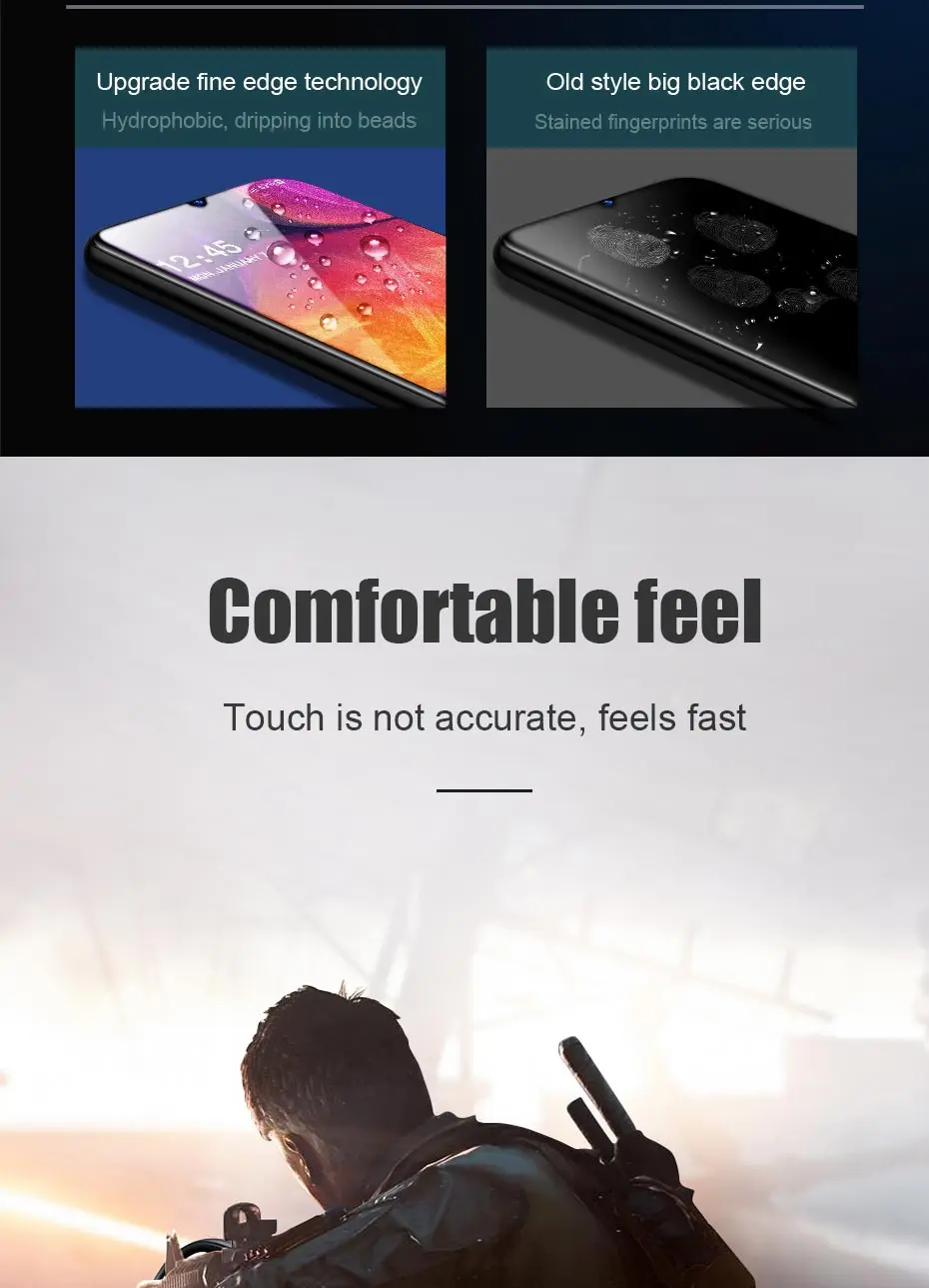 2Pcs40D закаленное Стекло для samsung Galaxy A50 A40 A60 A30 A10 Экран Защитная Стекло для samsung A70 A20E M10 M20 M30