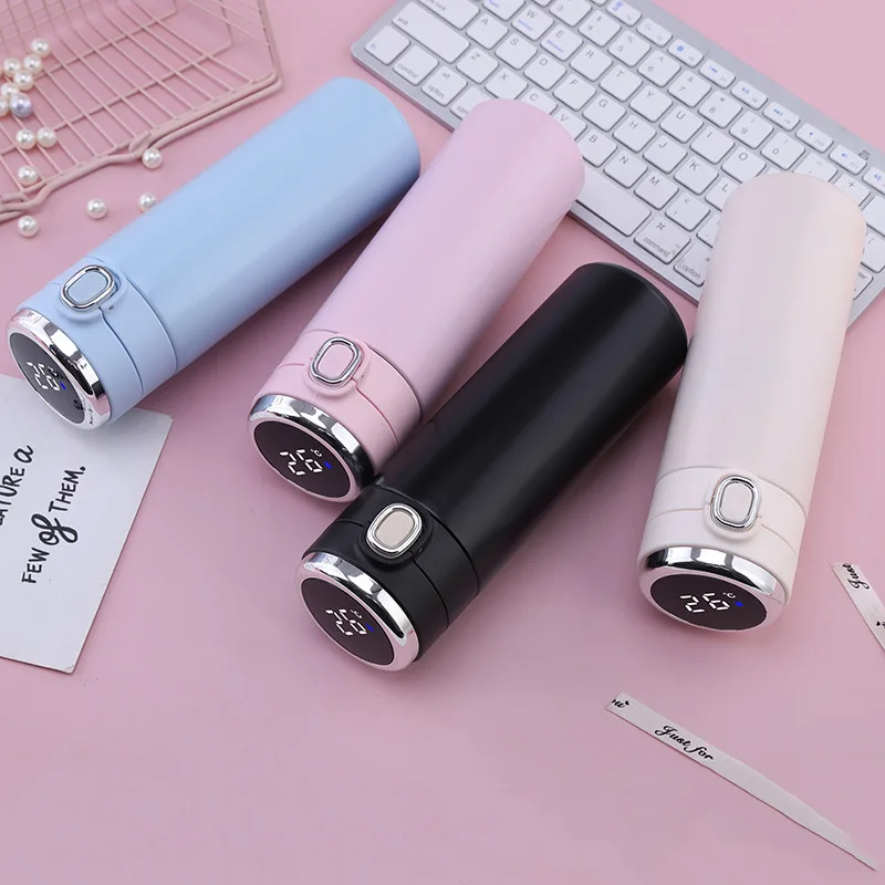 Креативный горошек умная изоляционная бутылка цифровой термос из нержавеющей