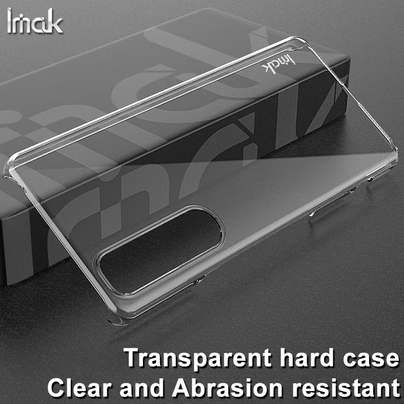

IMAK Abrasion Resistant Transparent Hard Plastic Phone Cover for Sony Xperia 1 III Case for Sony Xperia 10 III Back Shell