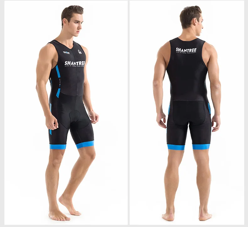 Pro Team триатлон костюм для мужчин Велоспорт Джерси Skinsuit комбинезон Майо Одежда