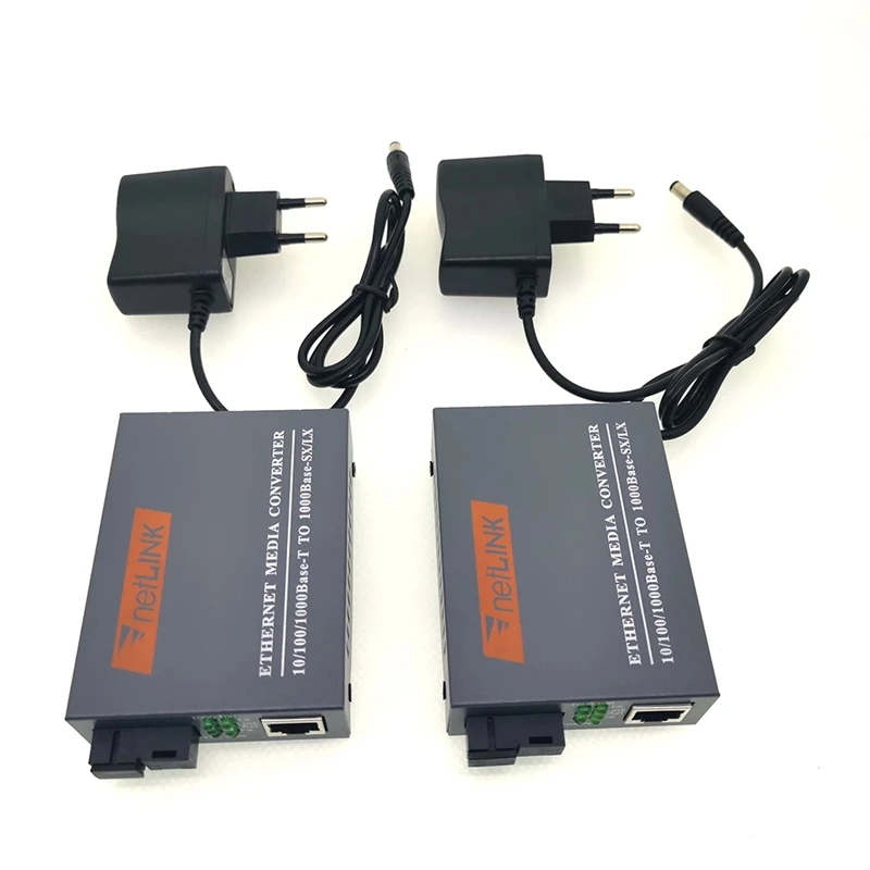 HTB-GS-03 A/B Fiber Transceiver Single Fiber Converter SC 10/100/1000M Single Mode Single Fiber 1 Pair