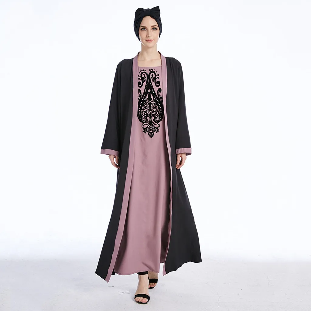 Abayas для женщин мусульманская длинная абайя красивые мусульманские платья