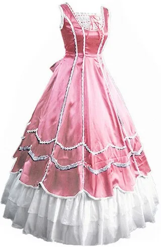

(GT023) New SummerGothic Lolita Dress Halloween Victorian Medieval Dress Southern Belle Costumes For Adult