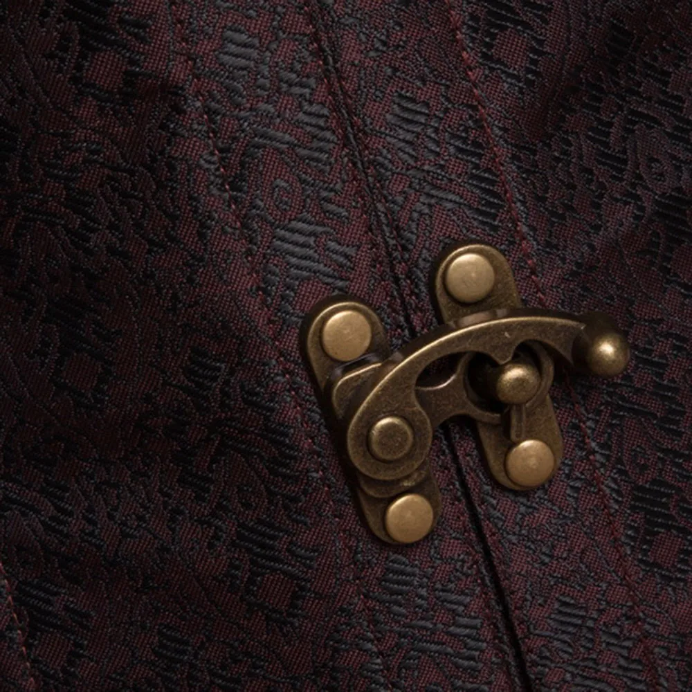 

Gothic Women's Fashion 2021 Summer Vest Retro Casual Hipster Thin Designer Creative Jacquard Palace V-neck Single-breasted