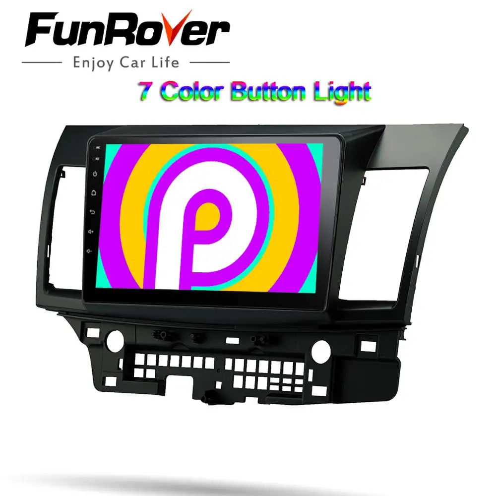 FUNROVER Android 9 0 2.5D + IPS автомобильный Радио GPS навигация мультимедийный плеер dvd для