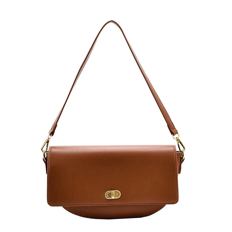 

Vintage Square Armpit bag 2020 Fashion New High quality PU Leather Women's Designer Handbag High capacity Shoulder Messenger Bag