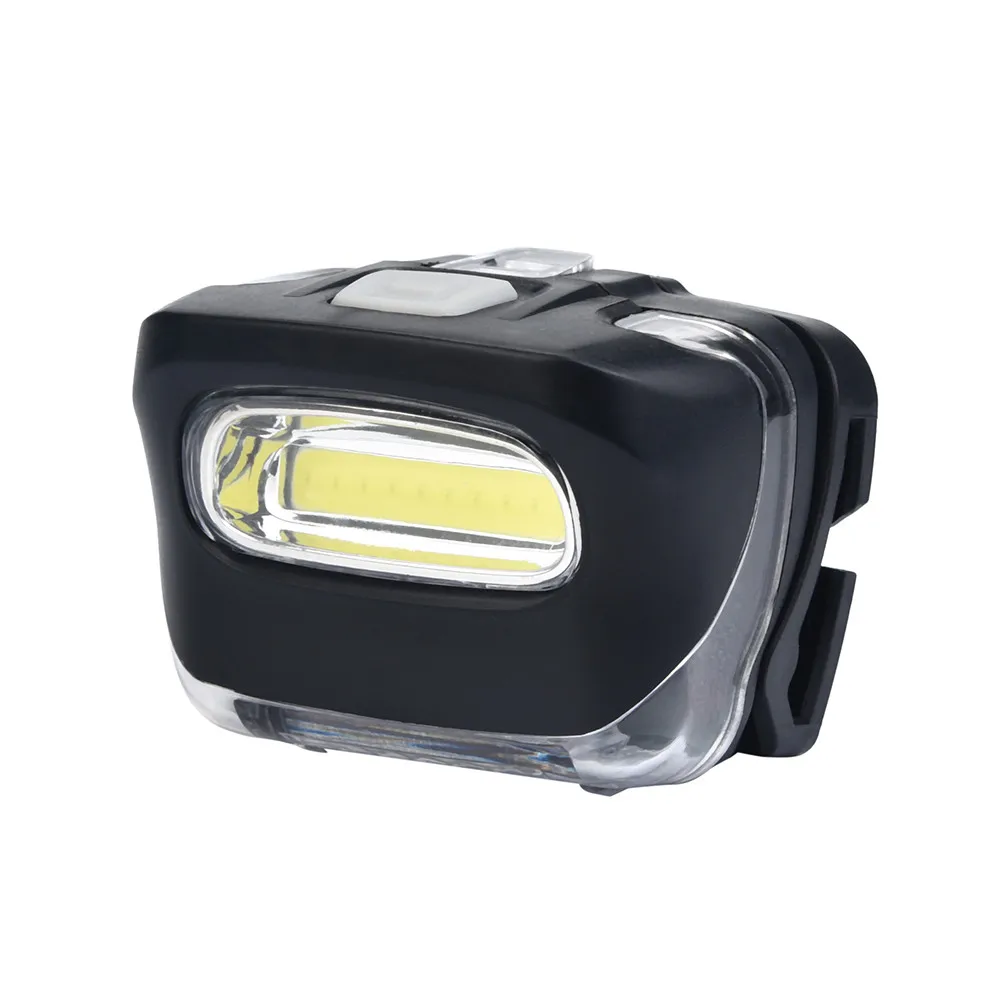 COB мини налобный фонарь светодиодный для кемпинга походов фары Головной 3 режима