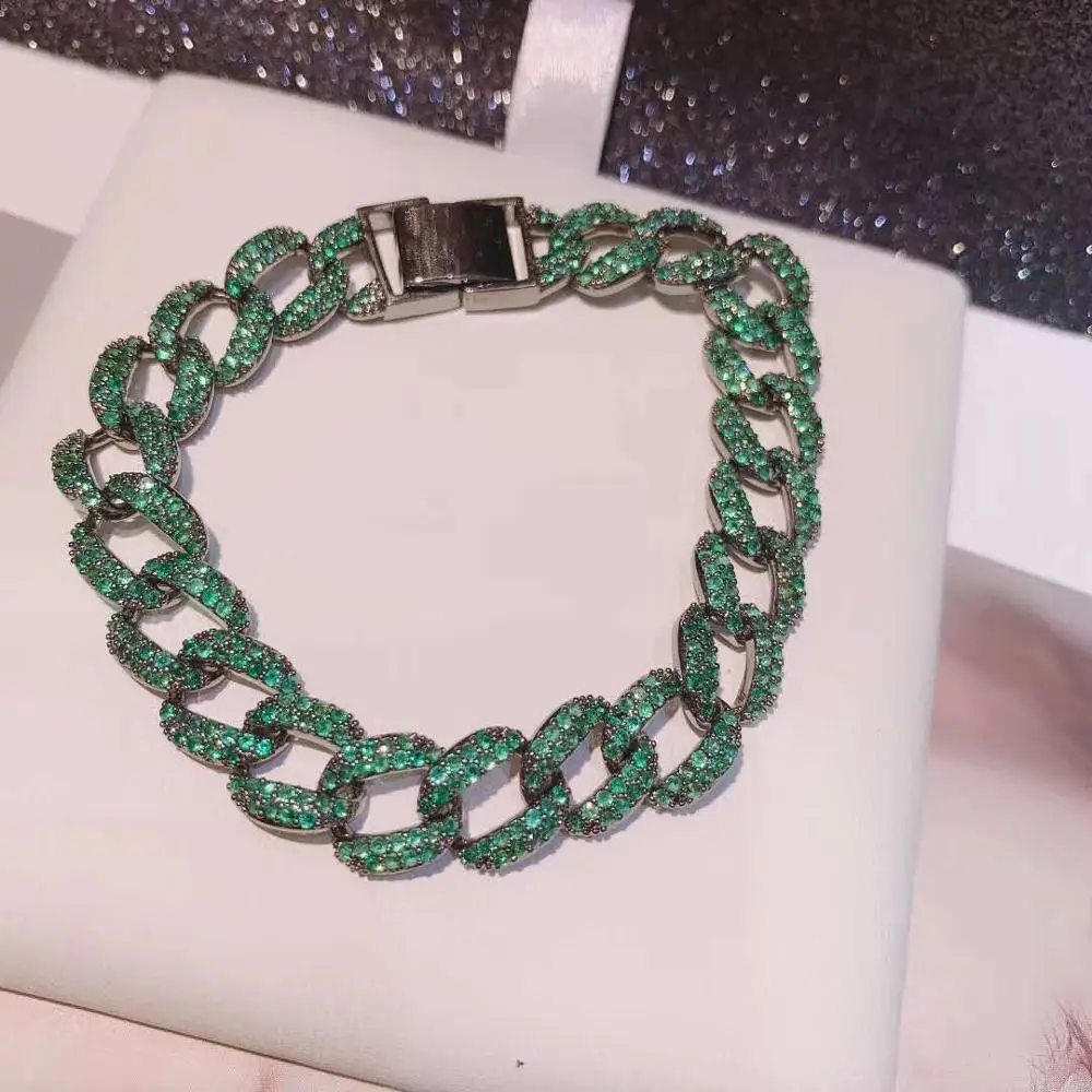 Роскошные женские ювелирные изделия в стиле хип-хоп рок 2020 украшенные