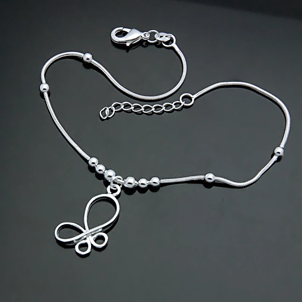 Летние женские ювелирные изделия из стерлингового серебра 925 пробы анклет