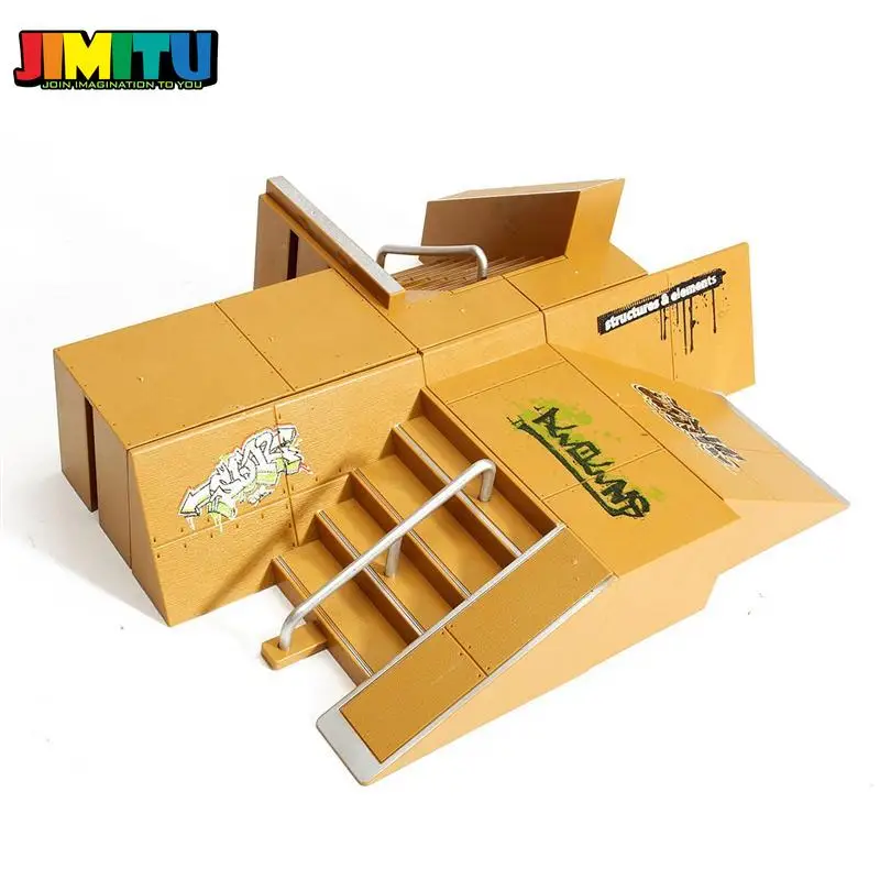 JIMITU Finger Skateboards игровой набор игрушек для пальцевой доски Final Park 92B детских