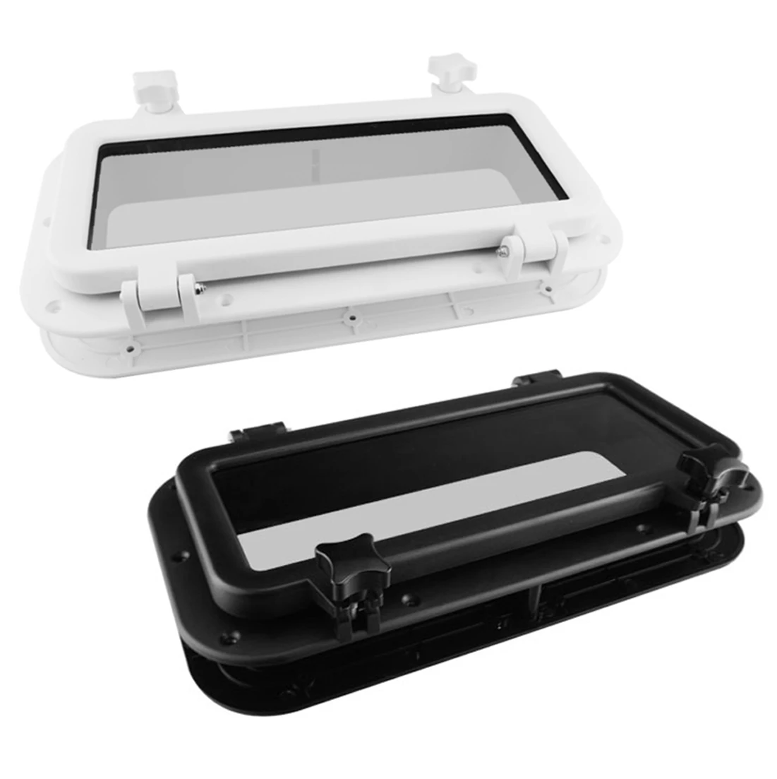 Лодочная морская фурнитура, портативное окно, прямоугольное открытие, АБС-пластик, латунь, портативное окно