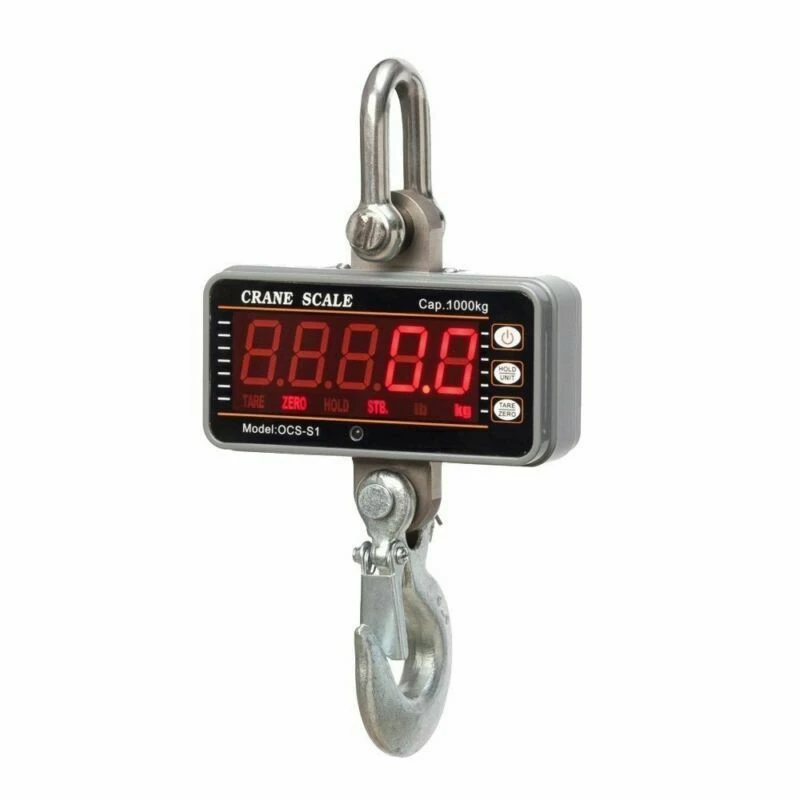 PINTUDY 2000LBS Алюминий цифровые крановые весы Heavy Duty Висячие с пультом дистанционного