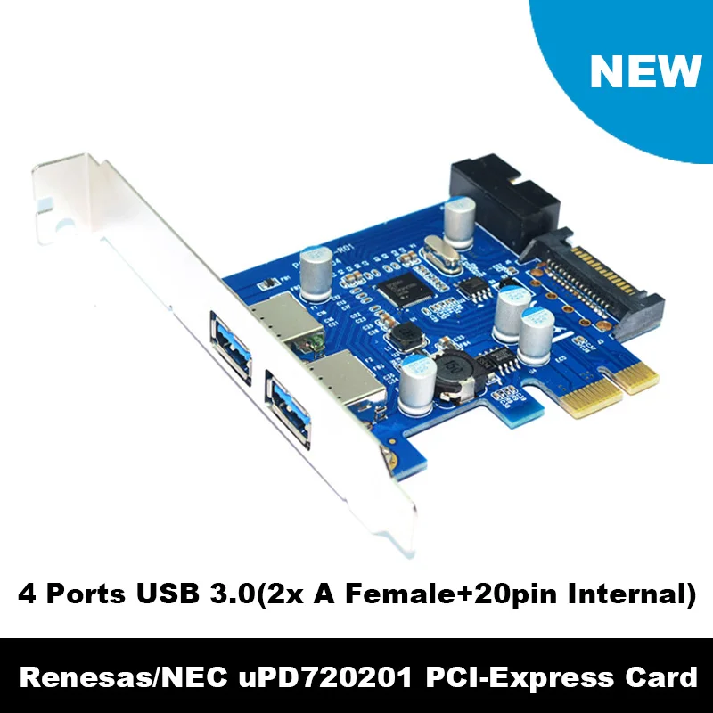 Плата расширения PCIe USB 3 0 и передняя панель 5 PCI Express на 2 USB3 внутренний разветвитель