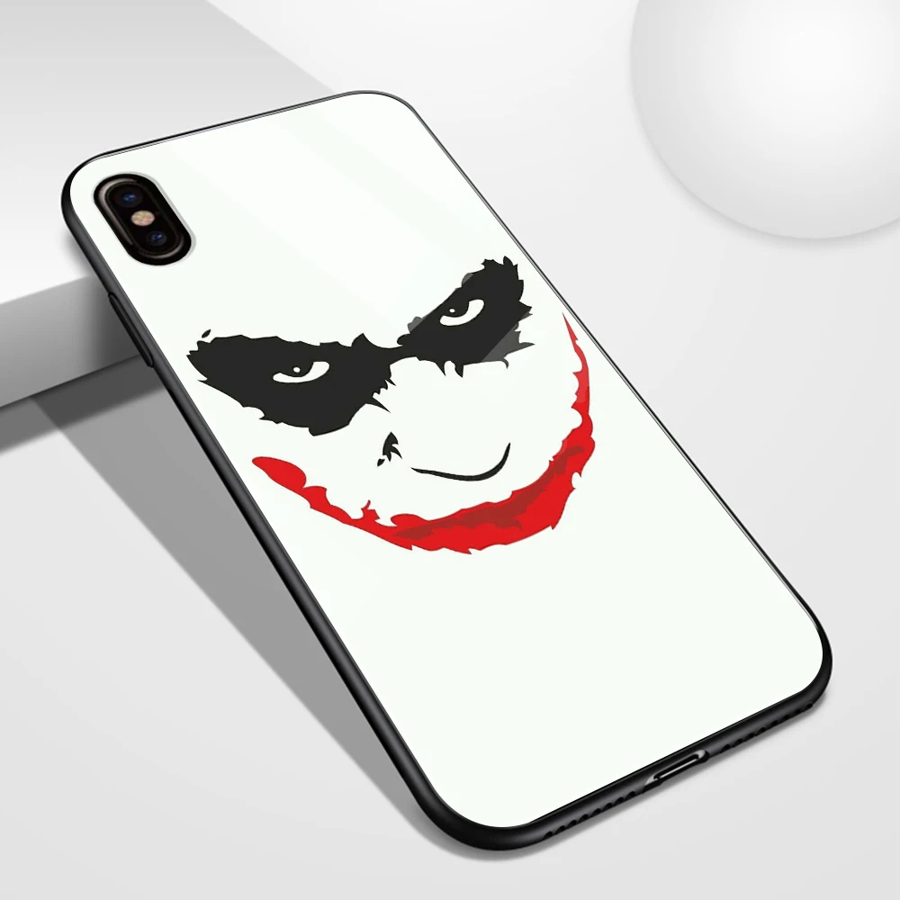Finder Чехол для чехол iphone "," Джокер "закаленное Стекло жесткая накладка на заднюю панель для iphone 6, 6 S, 7, 8 plus X XR XS MAX 11 pro max - Цвет: 03696